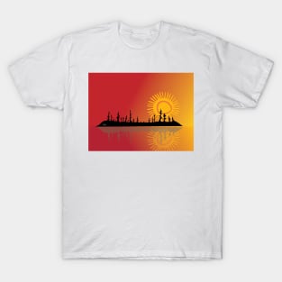 Summer Landscape Niibin Indigenous WAWEZHI CANADA T-Shirt